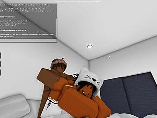 Schwarze Roblox-Babe hat eine großartige Aufnahme in ihrem ersten Amateurvideo