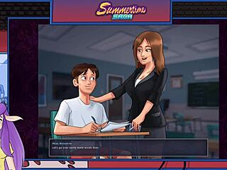 Summertime saga part 12 with big tits cosplay