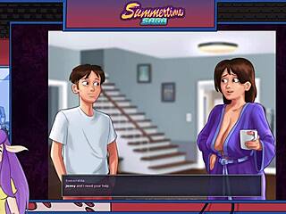 Summertime saga part 12 with big tits cosplay