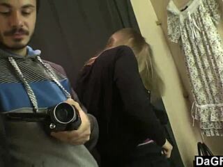 Dagfs - Pleasuring Herself At The Tanning Saloon