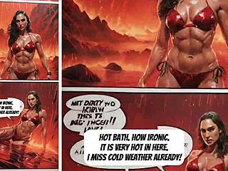 Brunette milfs in hot scenes in a world of fantasy comic