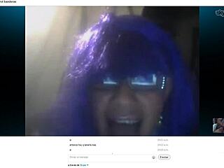 Carol Banderas Performs On Mexican Webcam.