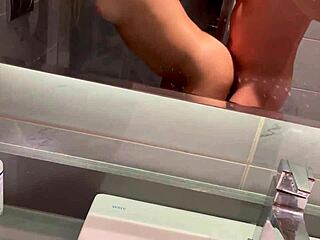 so, this guy is having sex with his stepsister in the bathroom, bent over in the shower.