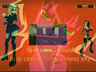 Horny gaming hentai fighter game H3Video1 gets wild in action