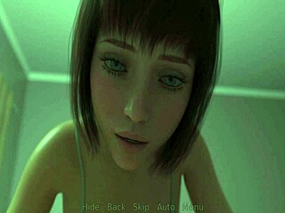 POV teen pussy licked in adult game gameplay 😋