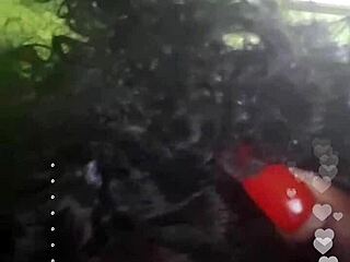 Black Spanish Woman in Instagram Live Stream