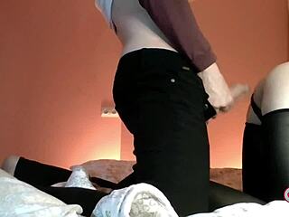 russian blonde experiences her first sex session