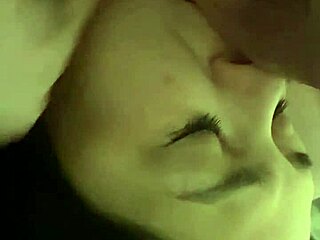 Lying Down Sensually Licking Balls With Tongue Close-Up