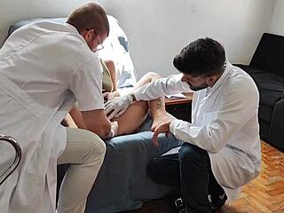 went to gynecologist and doctors fucked me bareback