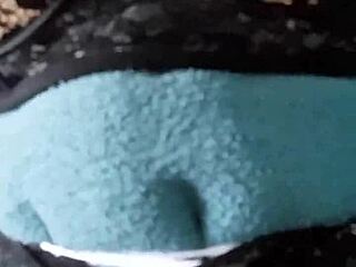 Trying on used lingerie my aunt gave me