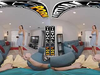 Virtual fun with stepmom Carmela Clutch doing chores