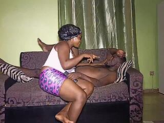 Ebony woman gossips about daily life 😊