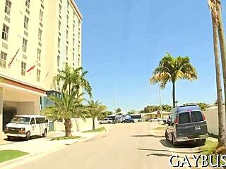 Perverted homosexual men have explicit sex acts