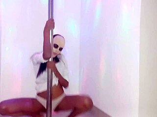 skinny brunette student says, 'i'll bribe the teacher with homemade porn on halloween'