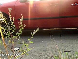 MY DIRTY HOBBY - YOUR SURPRISE IS IN THE TRUNK, ENJOY the dirty outdoor facial with fishnet milf