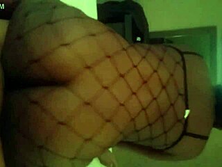 Cowgirl Riding Black Ebony Horse In Western Style.