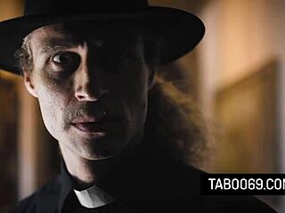 The perv priest offers his cock to nympho lesbians spencer bradley and mona azar