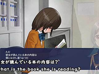 shadows in the clubroom have sex with each other in this anime game trial