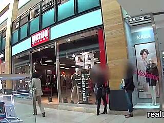 Czech teen gets seduced and fucked in the shop