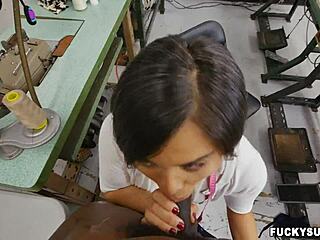 Petite Asian Craves Big Black Cock