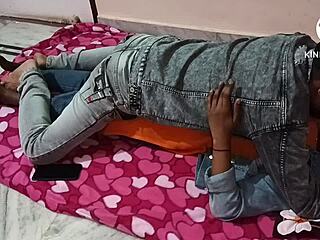 hightechplace update - sexy lesbian brunettes get wild in bedroom anal play! 😍