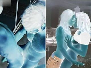 Muscular guy dives into wet pussy