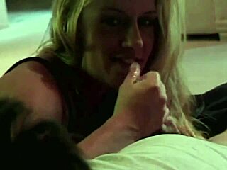 Dirty Blonde Girl Experiences Deep Penetration with a Large Object.