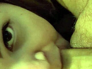 Girl Gags Hard on Daddy’s Dick with Intense Choking