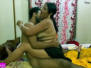 Young Indian boy seduces hot aunt for wild sex