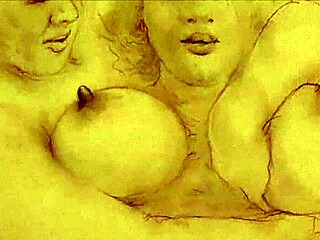 vintage erotic illustration captures raw sensual charm