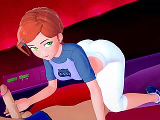 Gwen Ben 10 enjoys Hotel Love version Adult 3D