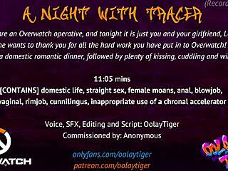 Tracer's erotic night: a steamy Overwatch audio play