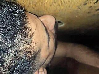 Glory hole fucking makes everyone cum