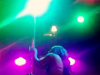 New Stripper Teases In Knee Highs With Sexy Moves