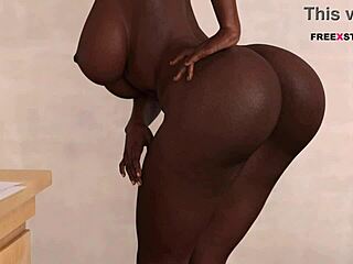 latisha gives blowjob to alex while studying