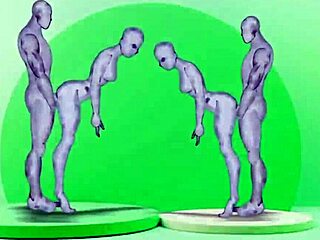 Hey, check out these anime twins banging hot cartoon girls in wild action!