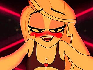 Animated porn with Skrillex music and Hazbinhotel theme