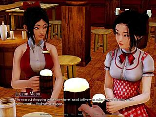 Harem hotel episode 174 features anime game hentai action