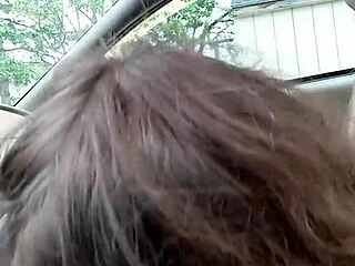 Giving Morning Blowjob To Buddy In Car