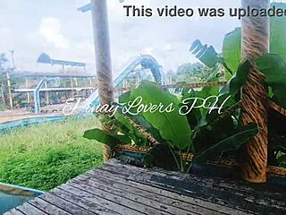 omg, risky public sex at amusement park, so freakin real!