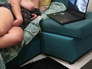 My STEPSISTER Can't Stop WATCHING PORN, This Time I CAUGHT Her WATCHING BUKKAKE GANGBANG