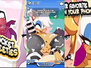 pocket sweeties rouge is so hot in this hentai game