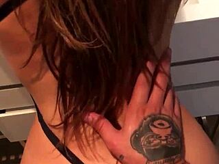 perfect ass girl got banged hard in the bathroom