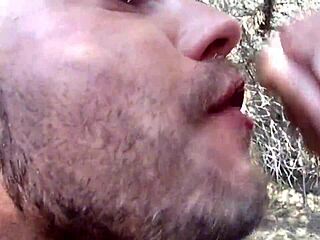 Mature Gay Men Cruising Outdoors For Public Cumshots