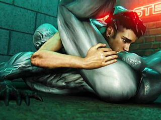 Данте встречает Уолрайдера в горячей анимированной встрече