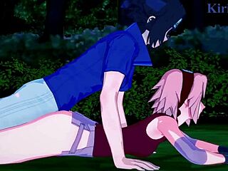 3D animated porn featuring Sakura, Naruko, and Sasuke