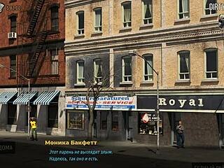 Fashionbusiness Game Shows Off Tits in Dark Alley