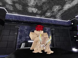 Blonde Succubus Enjoying Cat Boy Dick!