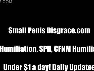 Small penis in BDSM slave roleplay