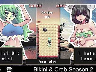 Get ready for more Bikini & Crab action in this 2D animated game